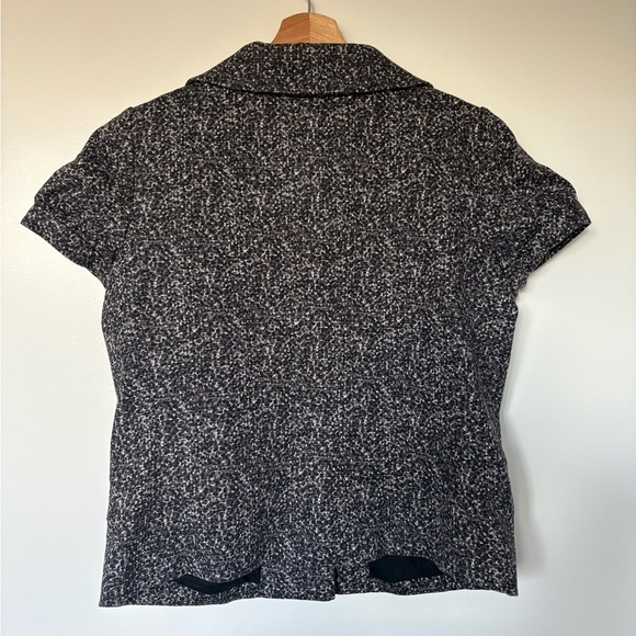 Theory Rarias Tweed Cap Sleeve Blazer | Size 6 - Picture 6 of 7